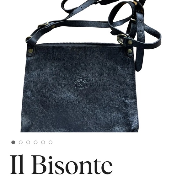 il bisonte Other - Il BISONTE Bag Italian Leather Zipped Unisex Crossbody Messenger